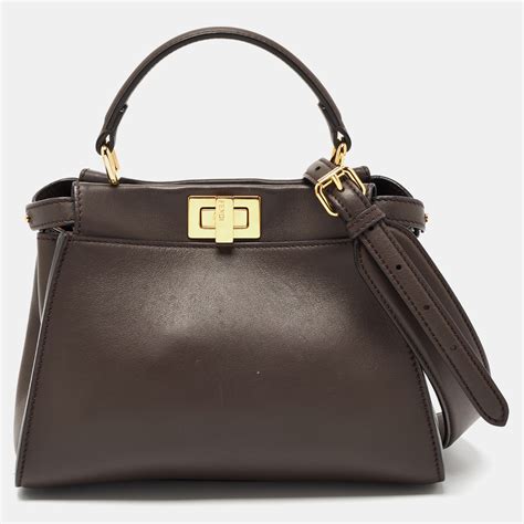 fendi iconic mini peekaboo|fendi peekaboo mini sale.